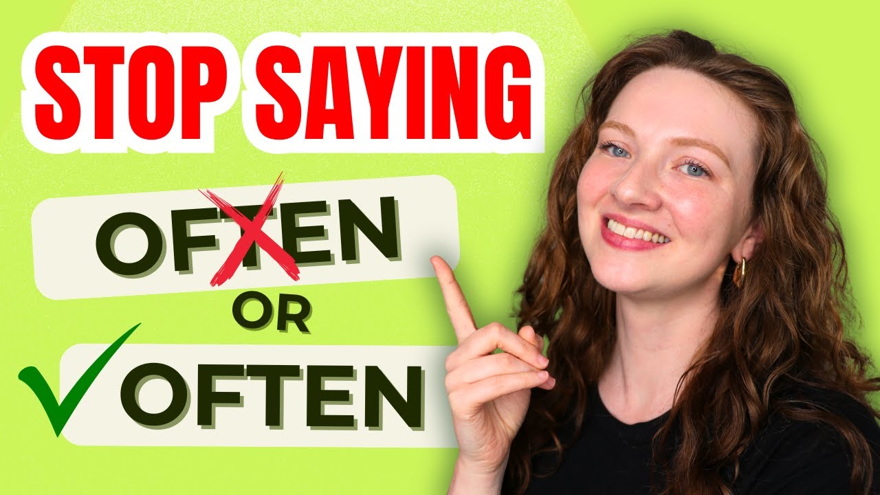 Are YOU Mispronouncing These Common English Words? (Pronunciation for English Learners)