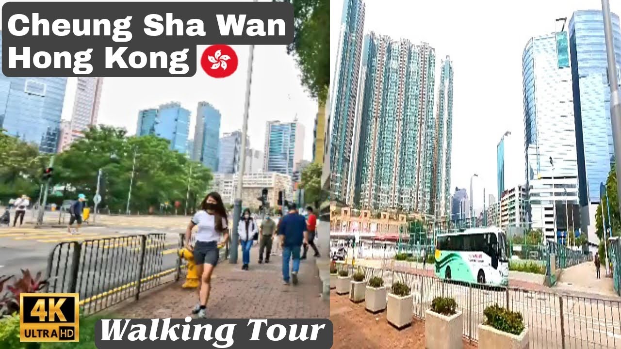 Cheung Sha Wan Hong Kong 4k Walking Tour🇭🇰