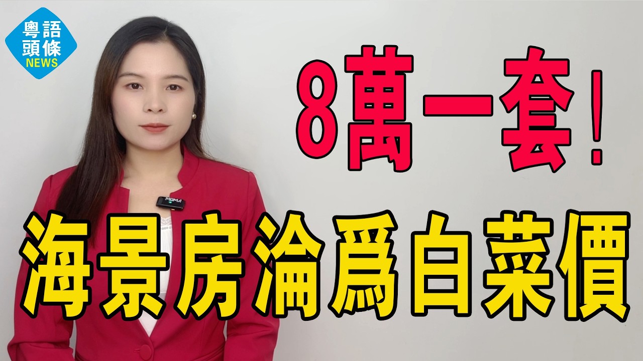 白菜價海景房！8萬/套都沒人要！海景豪宅變東海鬼城。95%跌穿底線，百萬豪宅白菜價甩賣，甚至淪為贈品！炒房客血本無歸！全部逃離！珍愛生命，遠離海景房！#海景房 #房地產 #房價 #投資 #home