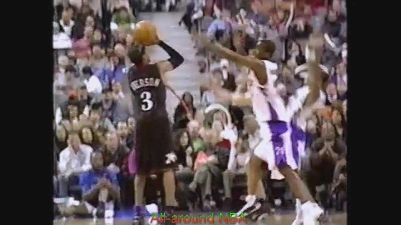 Allen Iverson 42 Points 5 Ast 5 Stl @ Toronto Raptors, 2001-02.