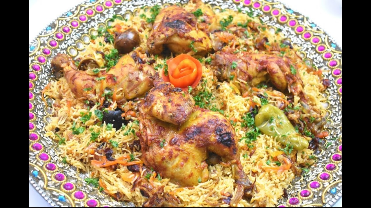 الرز البخاري الأصلي ونكهة مميزة بالدجاج المحمر الشهي يستحق 👍🏻