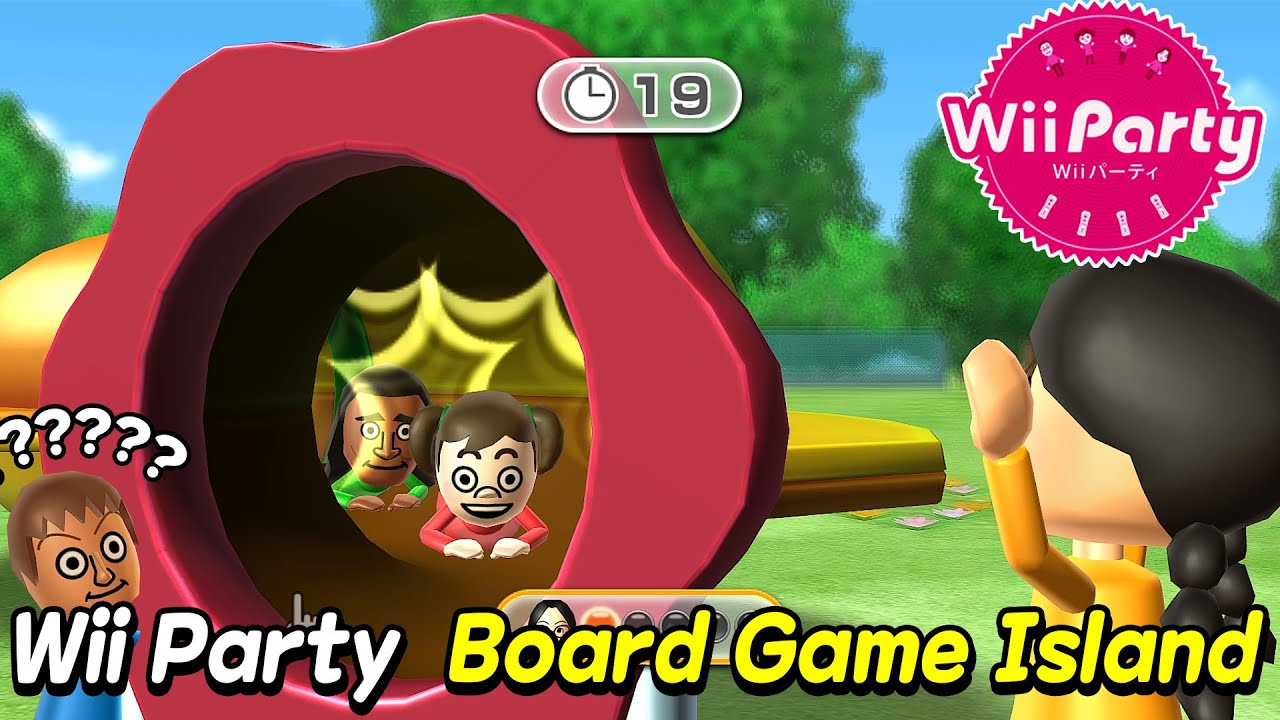 Wii Party Board Game Island gameplay (Expert com) Kentaro Vs Midori Vs David Vs Keiko AlexgamingTV