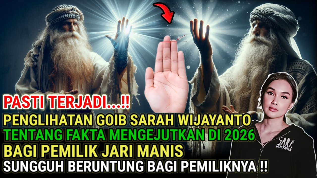 JIWA TERPILIH✨MENGEJUTKAN❗TERNYATA INI YG DILIHAT SARAH WIJAYANTO TENTANG PEMILIK JARI MANIS DI 2026