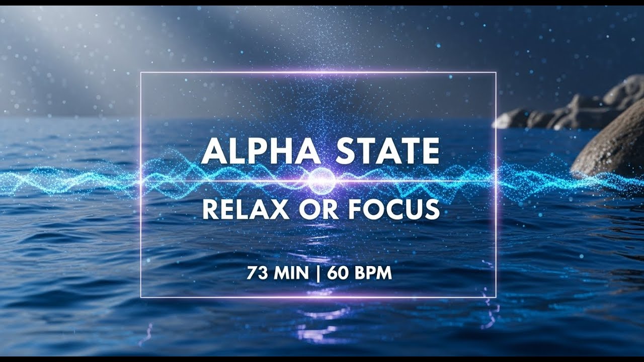 Alpha-State Ambient Techno | 73 Minutes | 60-90 BPM Brain Optimization for Deep Reading & Writing