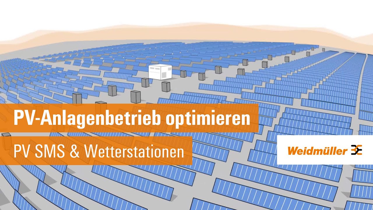 Optimieren Sie den Betrieb Ihrer PV-Anlage | Weidm&uuml;ller PV String-Monitoring-System & Wetterstation