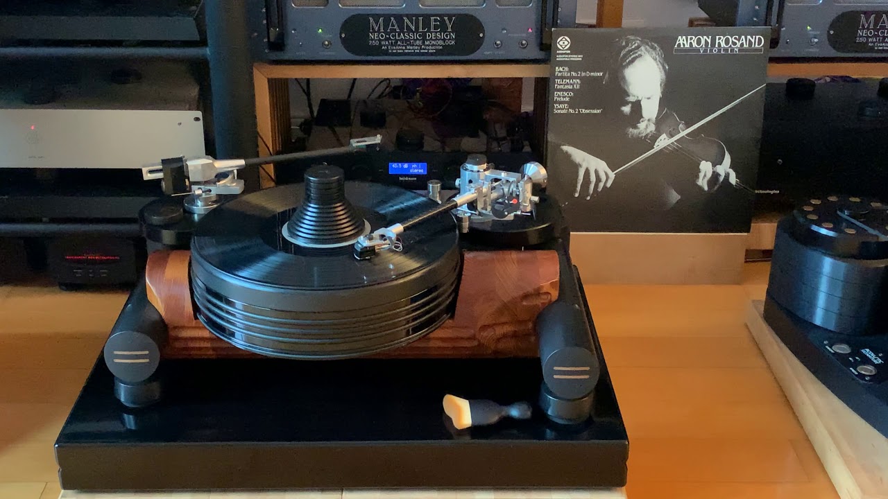 Audio Techinca AT33PTG/II plays Aaron Rosand: Ysaye Sonate No. 2, pus 27 “Obsession” 180g vinyl
