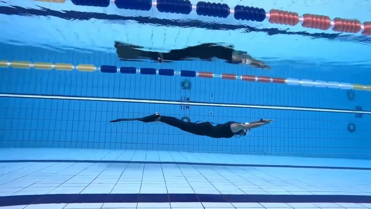 Monofin technique practice