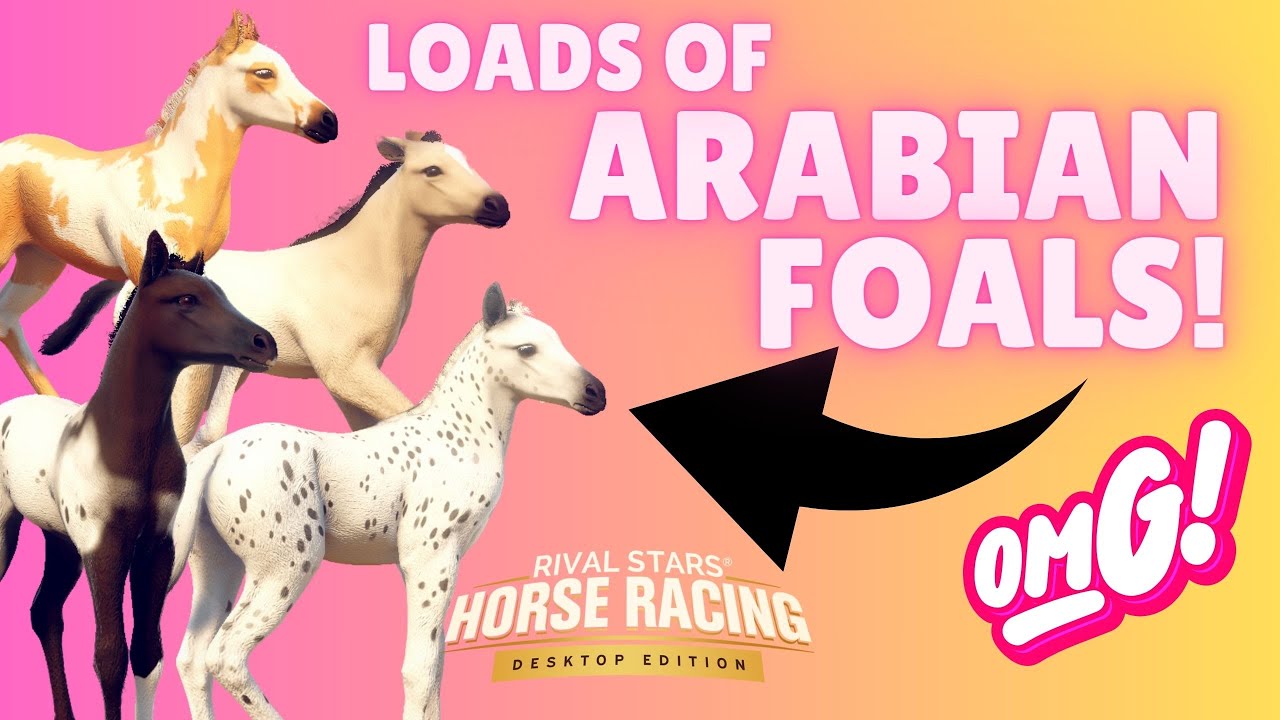 BREEDING A BARN FULL OF BEAUTIFUL AND RARE ARABIANS! RIVAL STARS HORSE RACING
