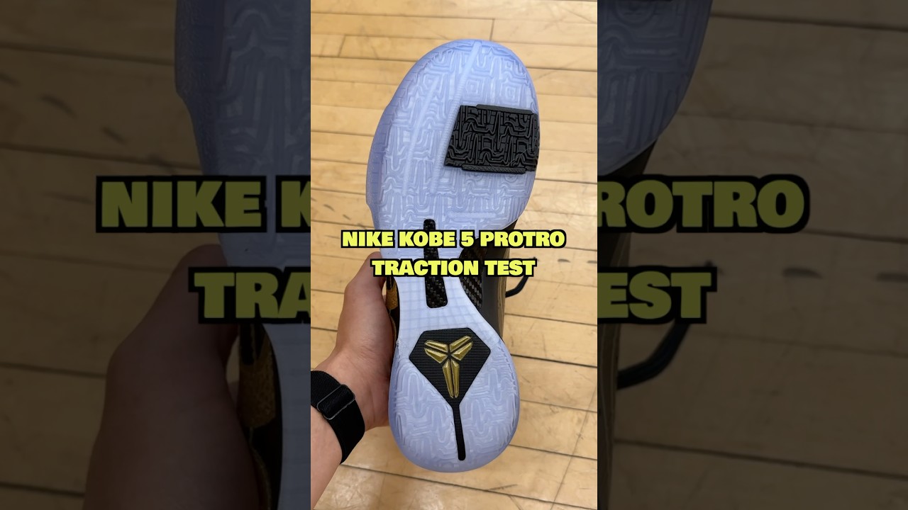 Nike Kobe 5 Protro Traction Test! 🐍 #basketballshoes #kobebryant #nike