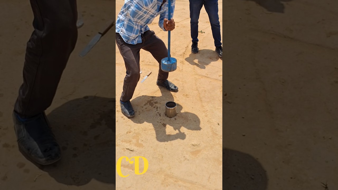 Standard Soil Compaction Testing🔥👷😍  #shorts #youtubeshorts #soiltesting