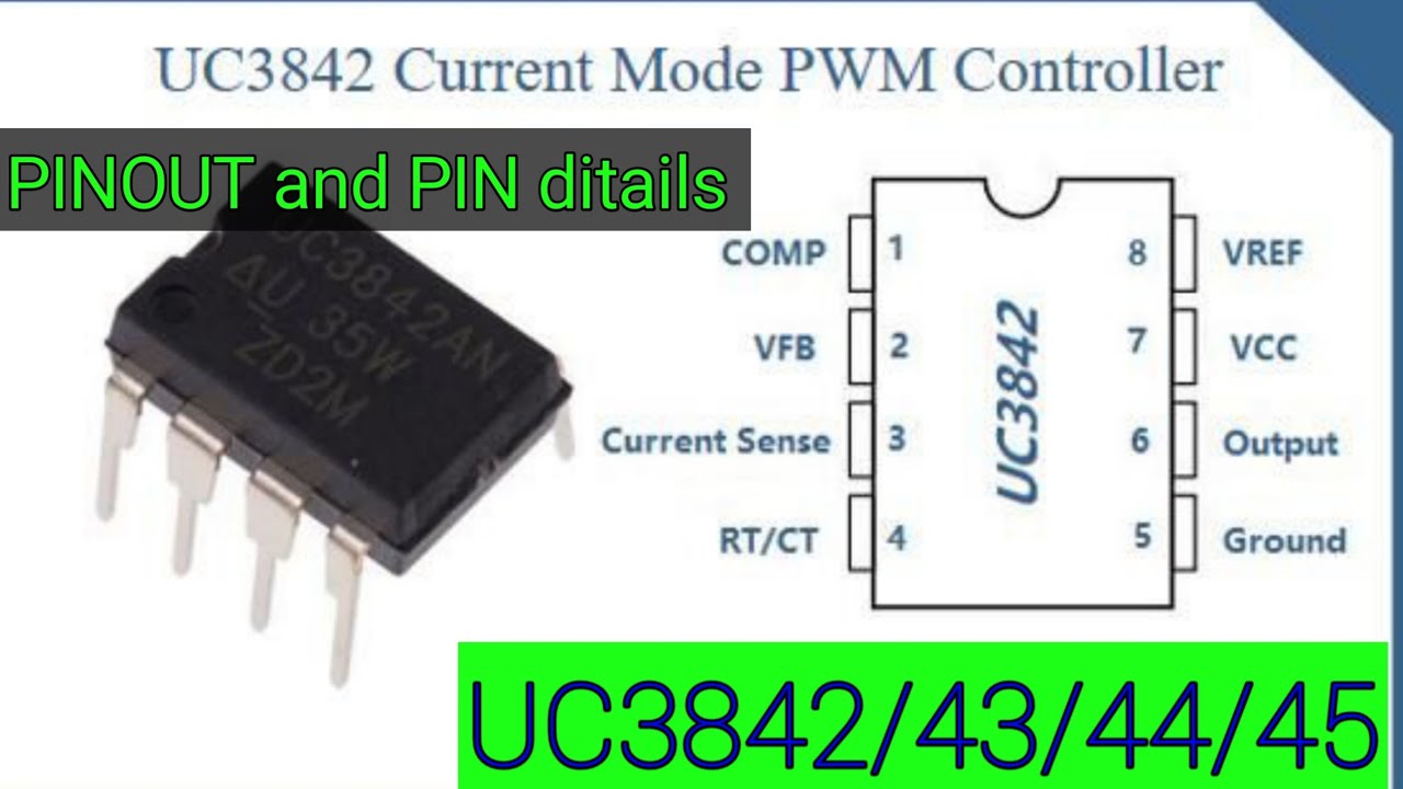 How to working uc3842/43/44/45 ic || uc3842 ic kaise check Kare || uc3843 ic working