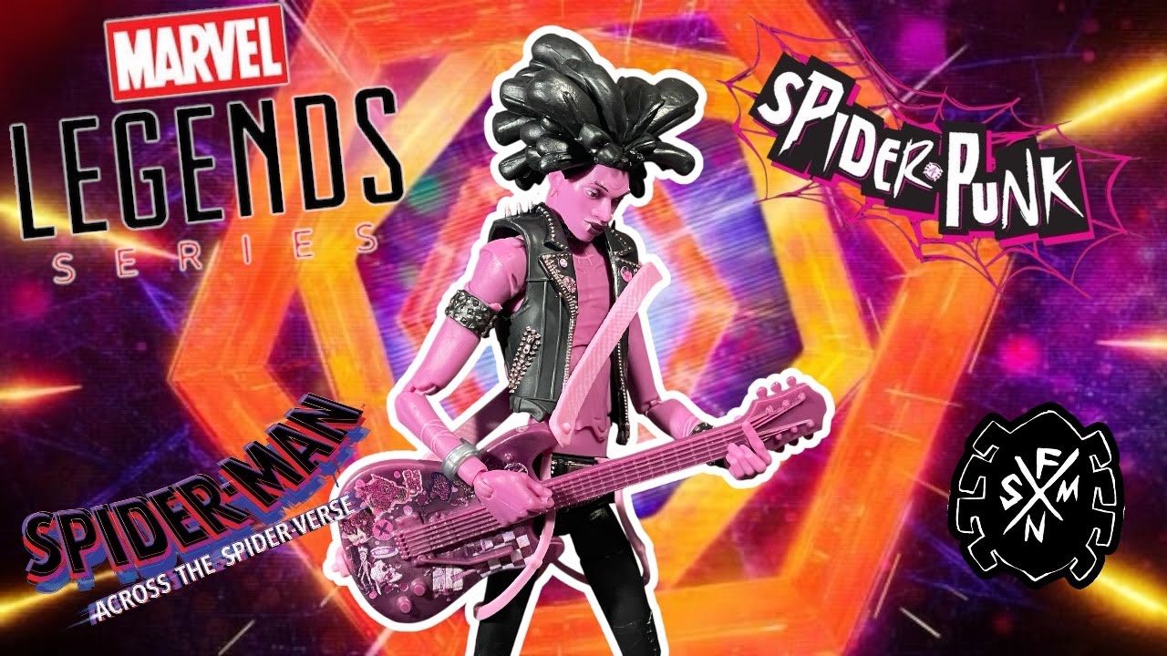 Spider Punk Spider_man Across the Spider_Verse Marvel Legends Review and Unboxing