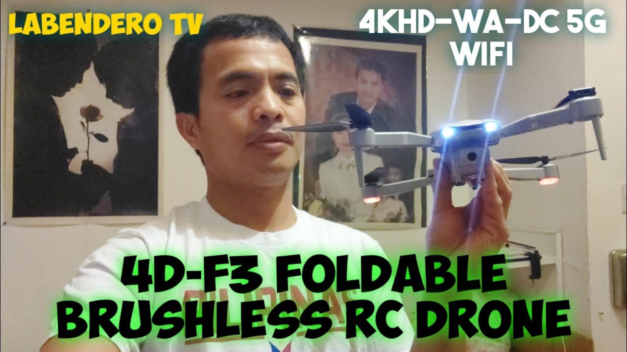 4D-F3 RC FORDABLE BRUSHLESS GPS DRONE.