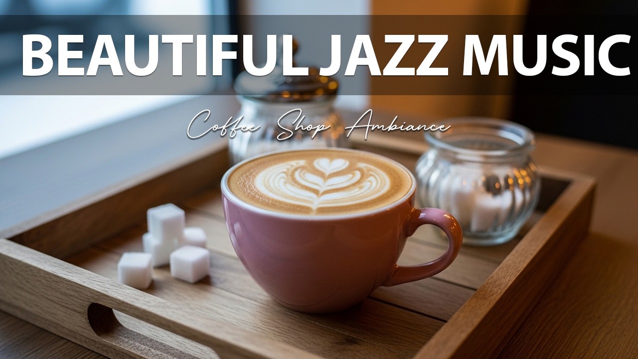 Beautiful Jazz Music 🎶 Coffee Shop Ambiance for Studying , Great Moods & Happy Moods