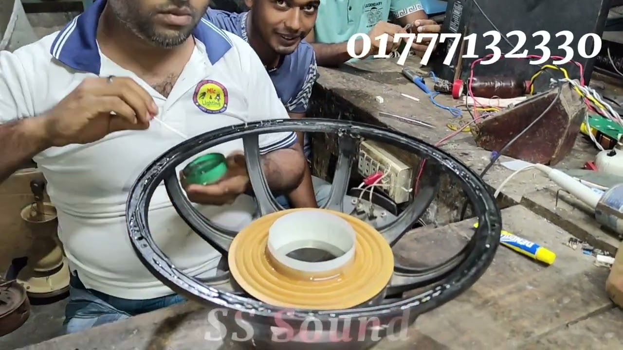 পিভিএ স্পিকার বাধানোর কাজ শিখুন