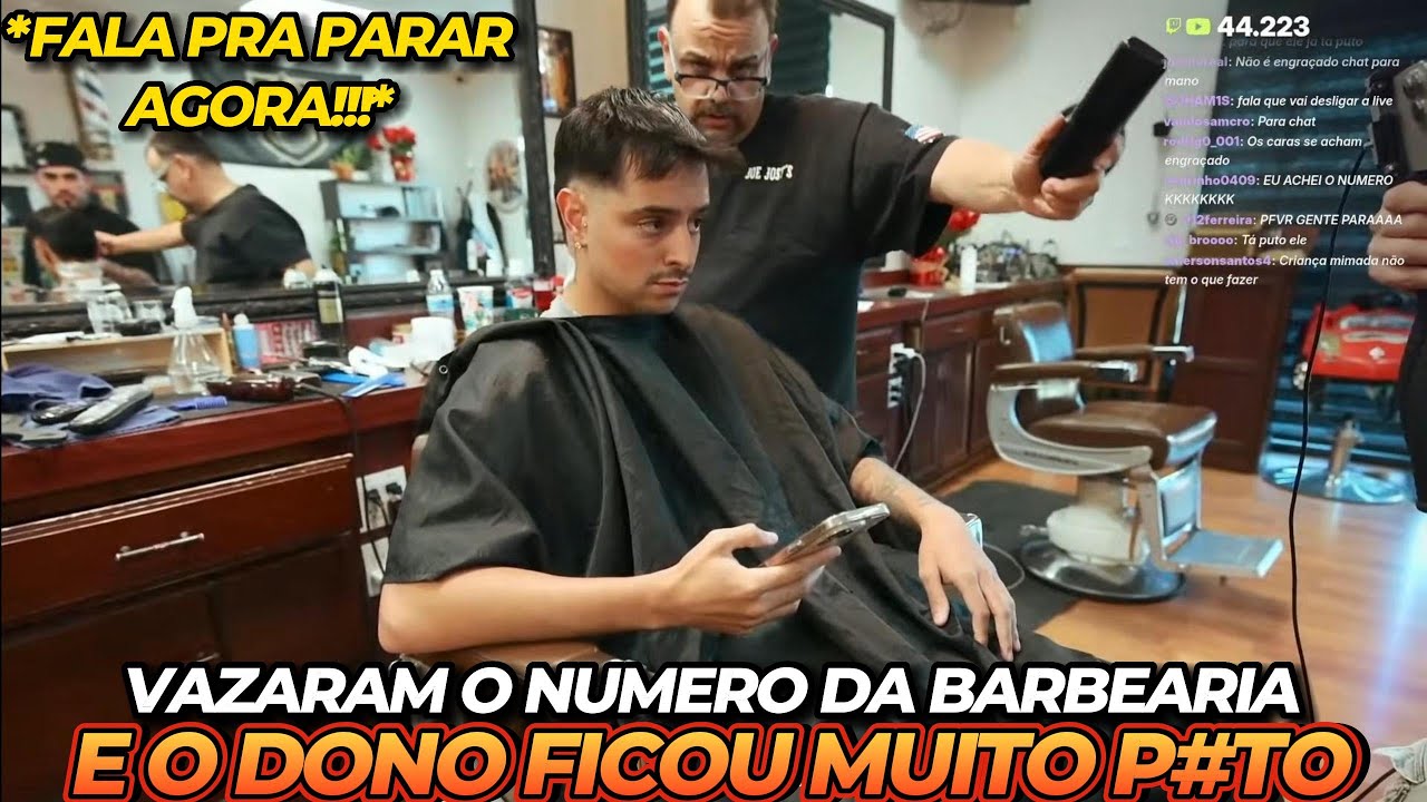 VAZARAM O NUMERO E O BARBEIRO FICOU P#TO