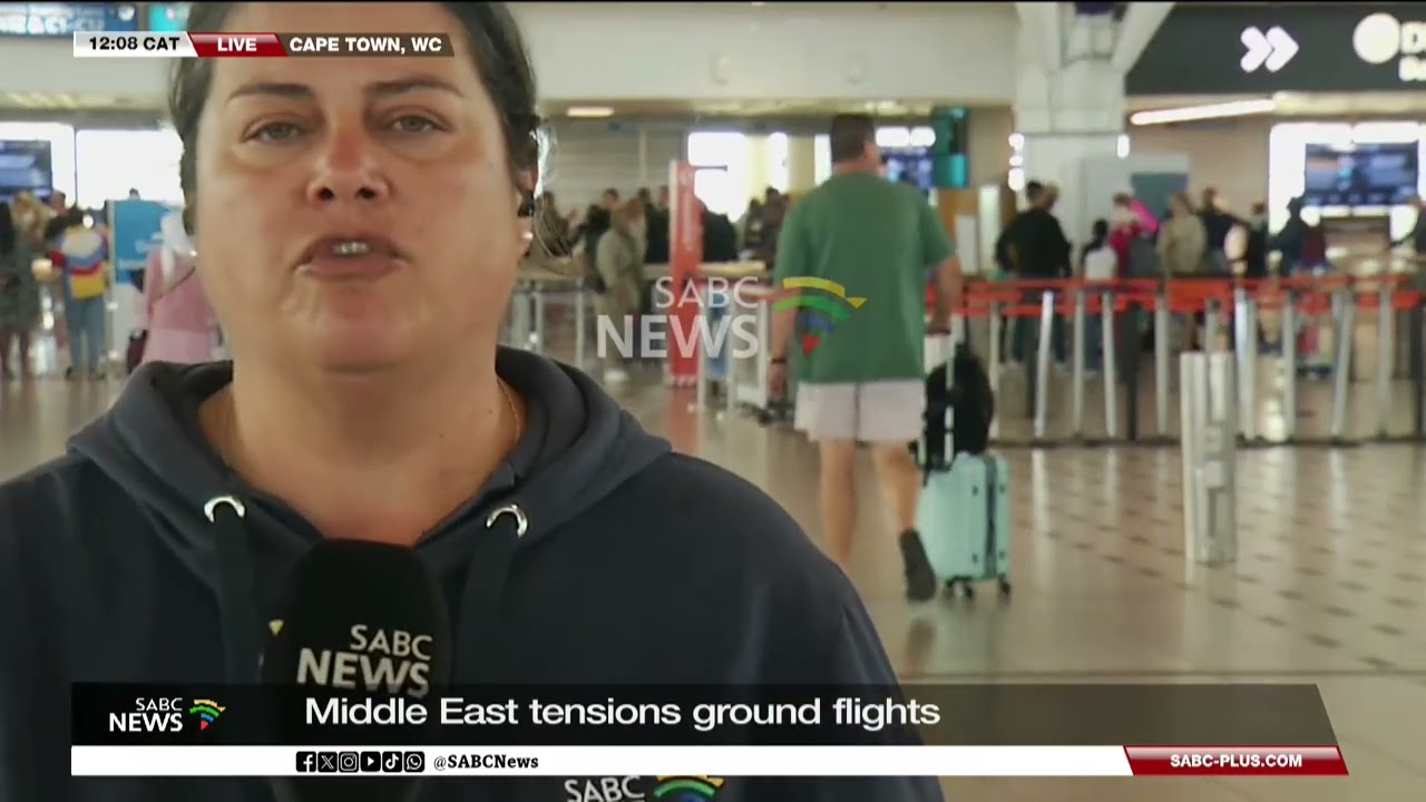 Tensions in the Middle East ground flights