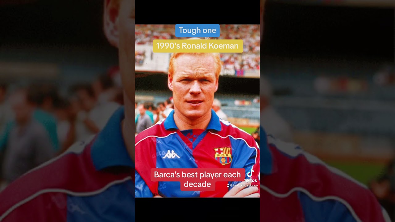 FC Barcelona’s best player each decade