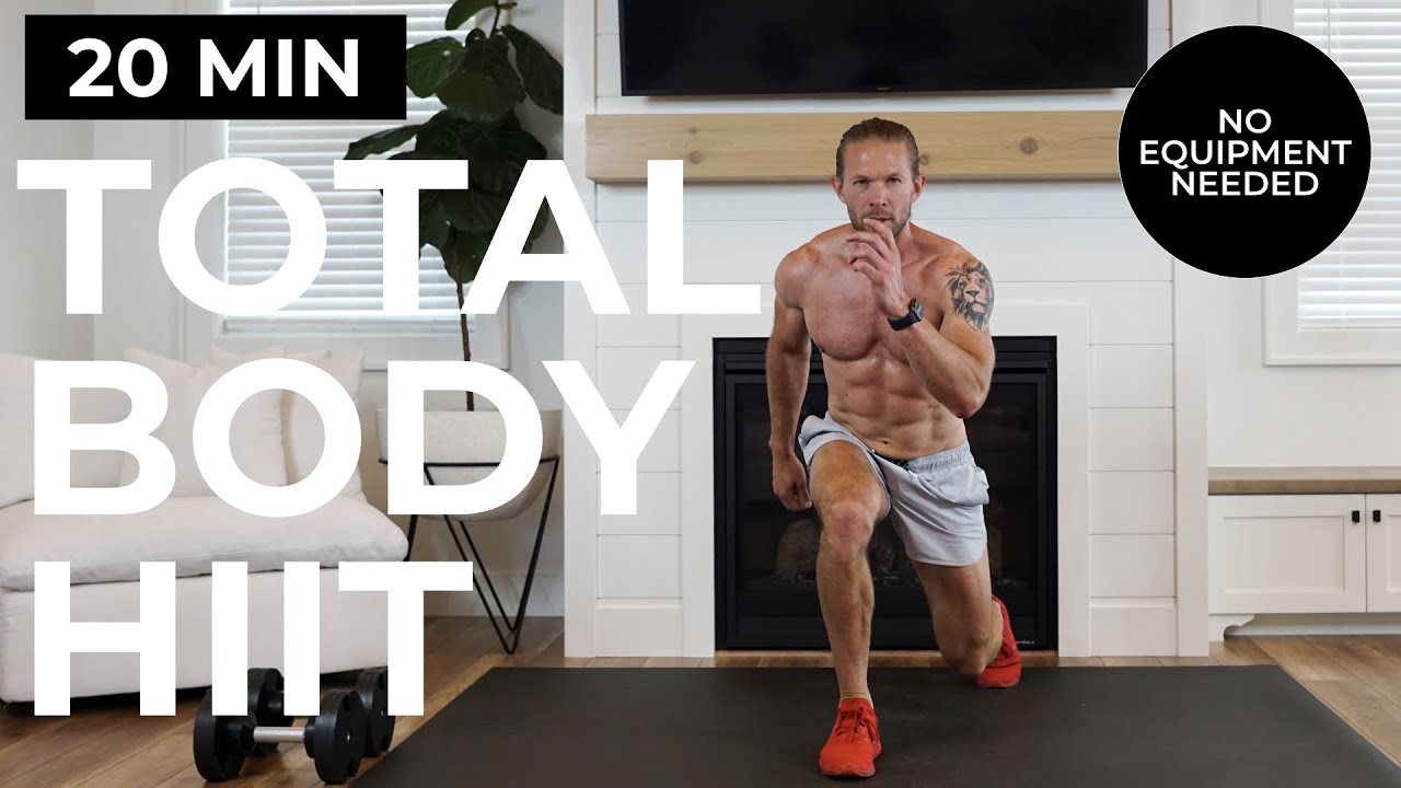 20 Min SWEATY Total Body HIIT Workout Circuit (Bodyweight Only)
