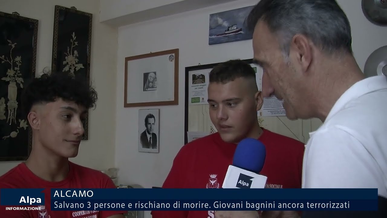 Salvano 3 persone e rischiano di morire. Giovani bagnini alcamesi ancora terrorizzati