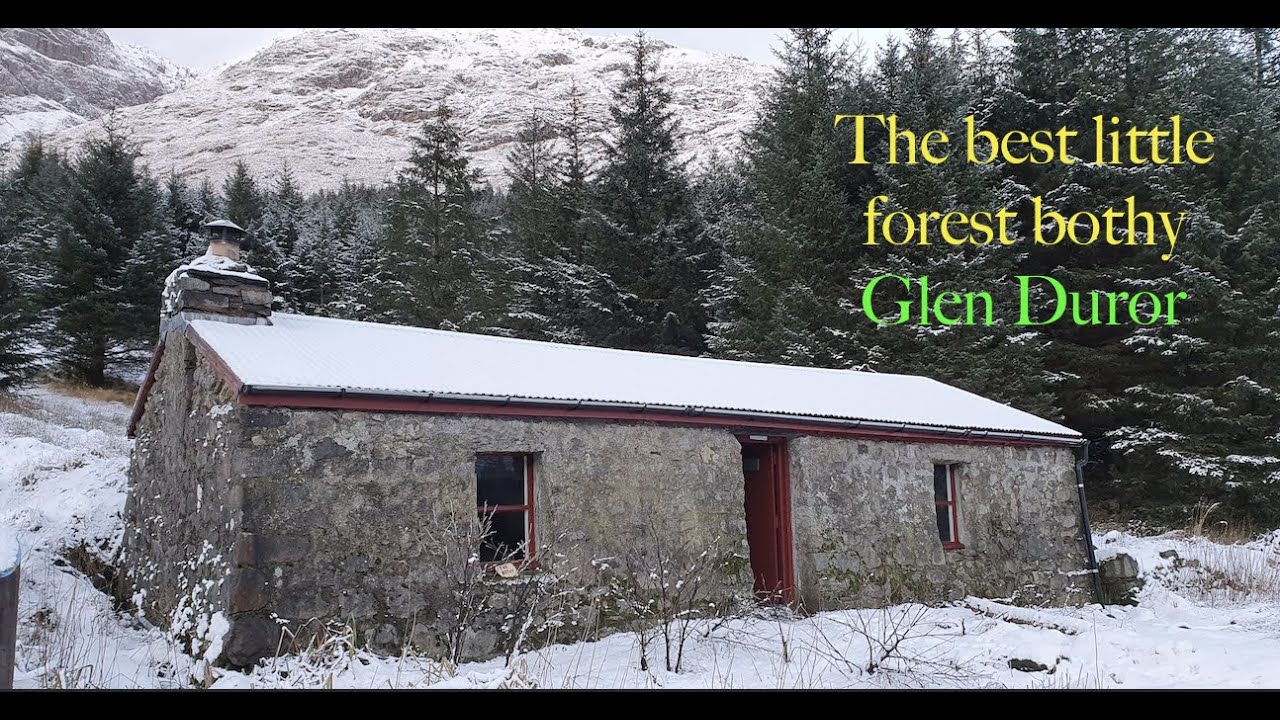Bothy Life: A Snowy Night in Glen Duror with amazing stars