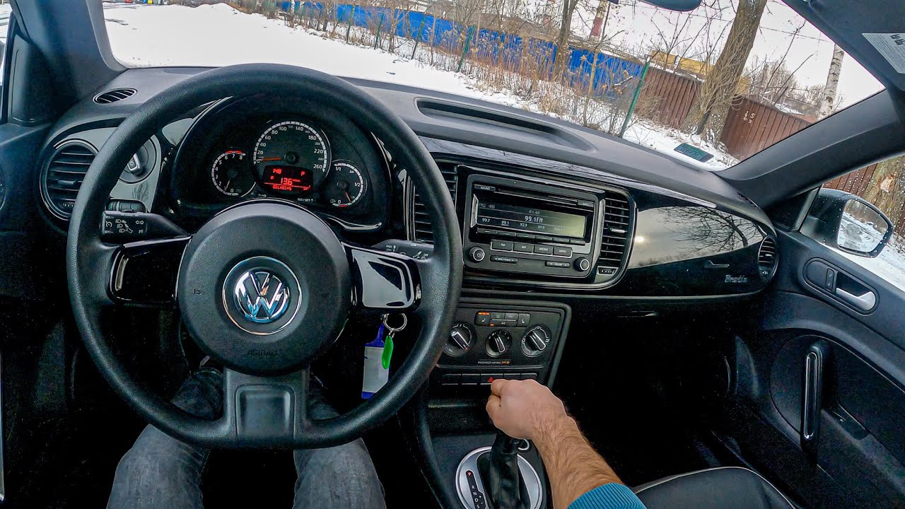 2015 Volkswagen Beetle (1.8 TSi 170 HP) | POV Test Drive #671 Joe Black
