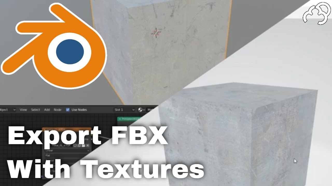 Blender Как экспортировать FBX с текстурой &mdash; Учебное пособие.