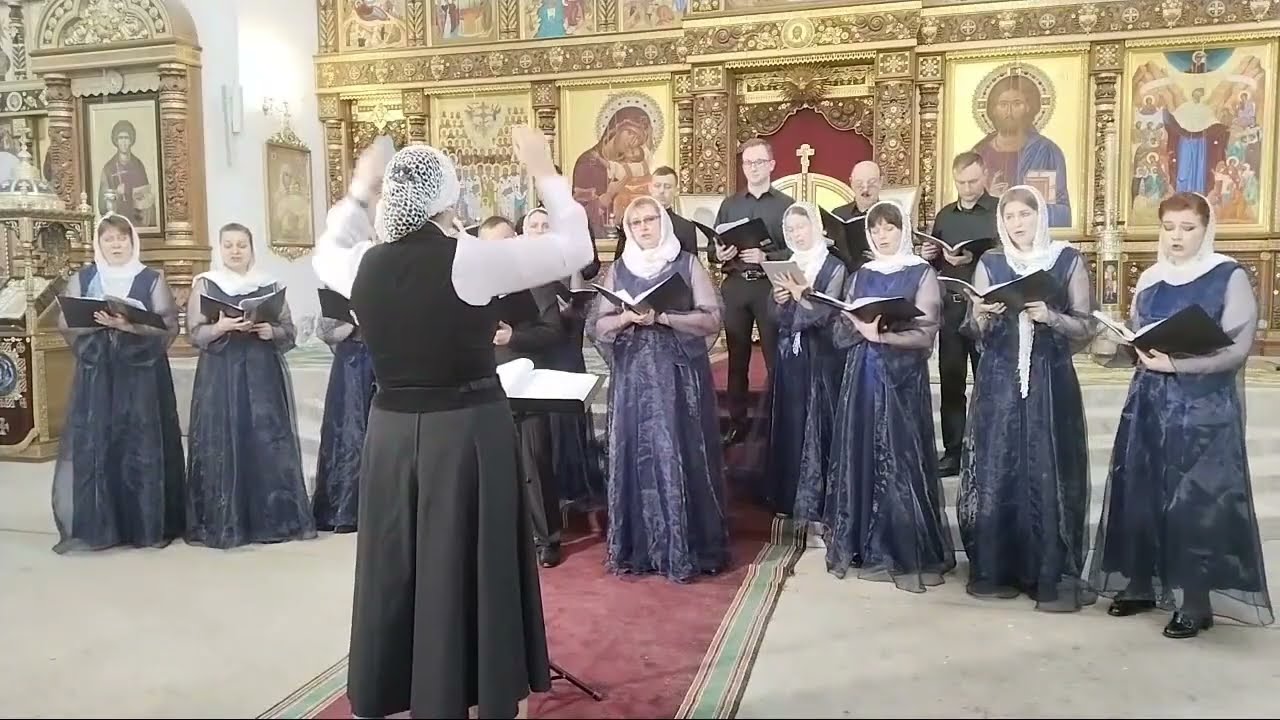 Праздничный хор Всех скорбящих Радость Грешный человече видео из архива