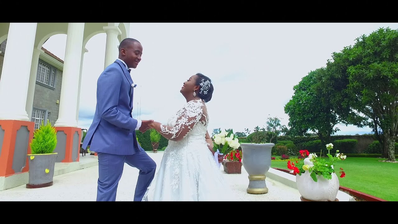 Miriam and Ian: The most beautiful wedding dress in Kenya