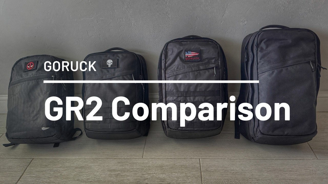 Goruck DYNEEMA GR2 (34L) Review - One Bag Travel Legend (26L / 40L / Heritage / Ripstop Comparison)