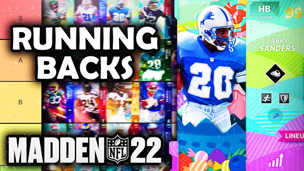 RANKING the BEST Running Backs in Madden 22 Ultimate Team (Tier List)