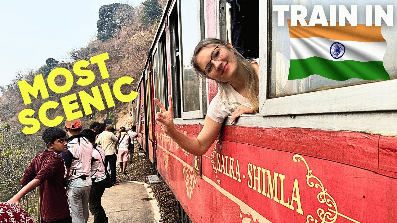 $30 First Class Toy TRAIN TRIP Kalka to Shimla 🇮🇳 Foreigner explores INDIA