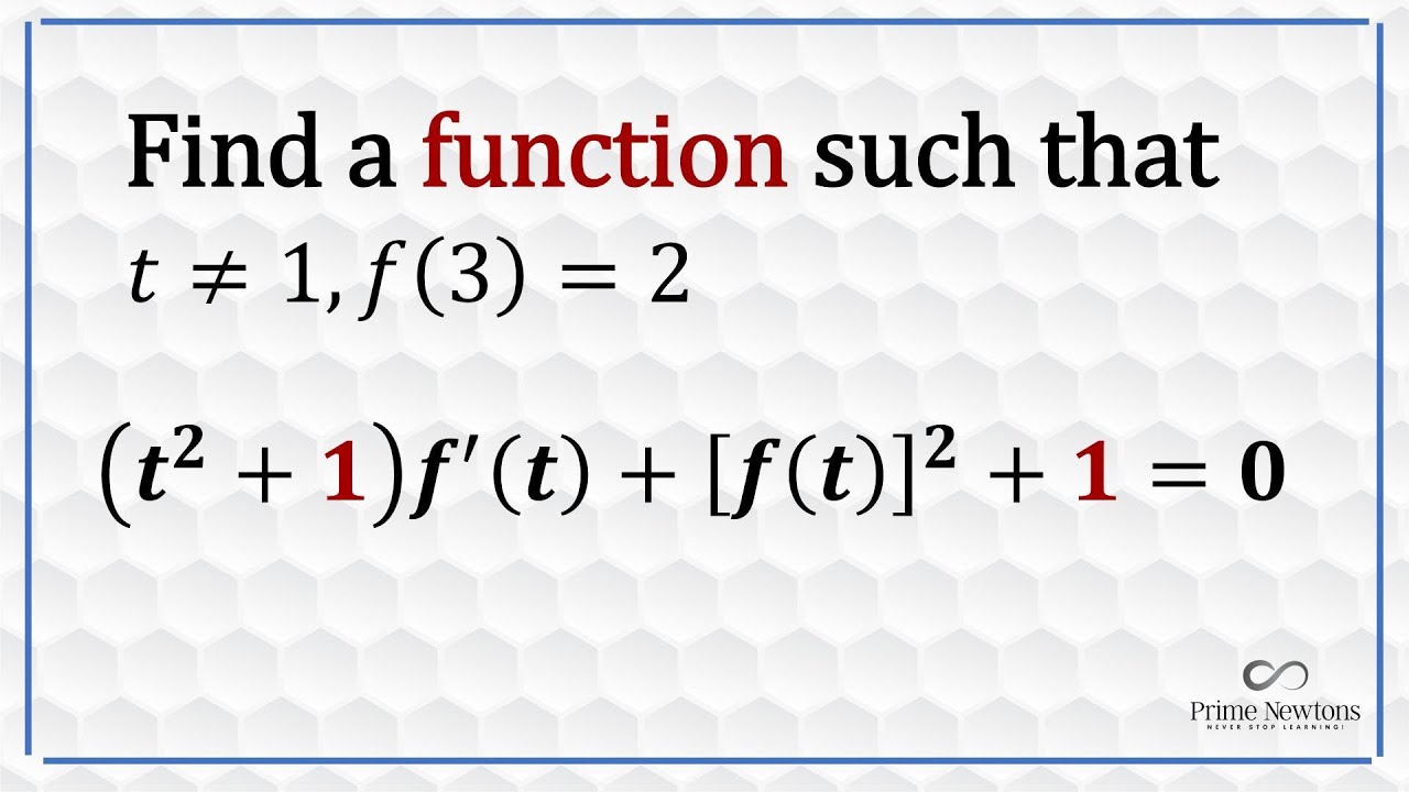 Separable Differential Equations