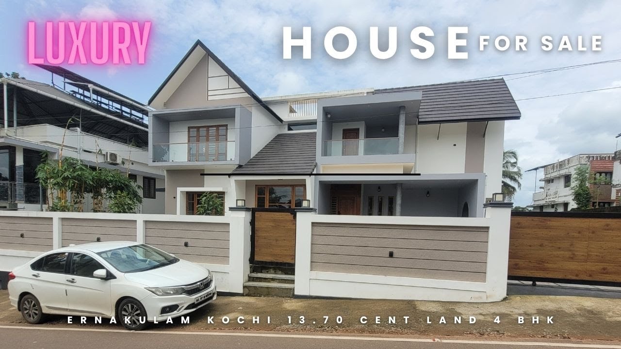 🏡 Ultra-Luxury 4BHK House for Sale in Ernakulam | 13.7 Cents | Near Kakkanad & Kalamassery