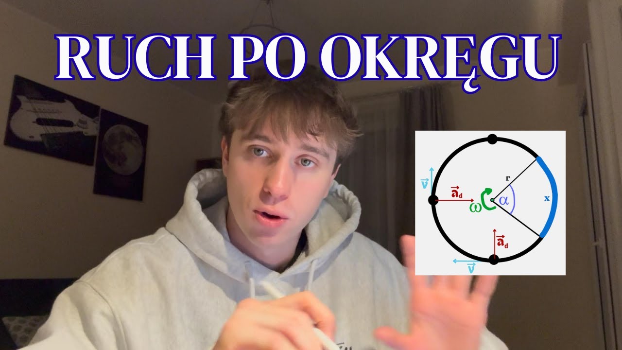 Kinematyka Teoria #5: Ruch po Okręgu - Przyspieszenie Dośrodkowe i Prędkość Kątowa