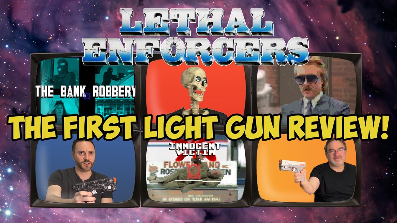 Lethal Enforcers (Arcade) - First-Ever Co-op Light Gun Review!