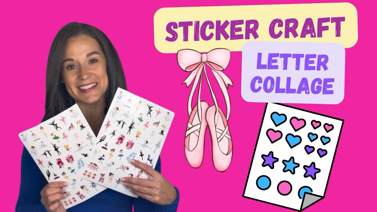 Easy Sticker Craft for Kids - Creative Art Project  - Fine Motor Skills