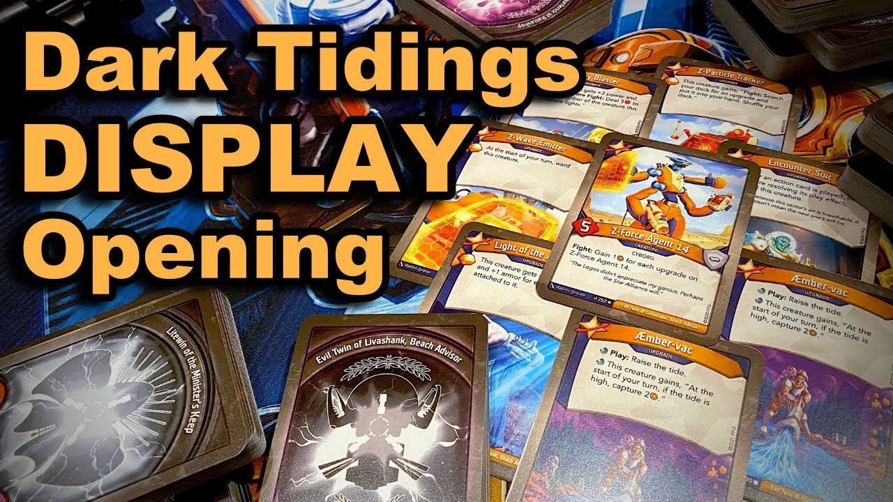 Opening an ENTIRE KeyForge Dark Tidings Display!! // KeyForge Deck Opening
