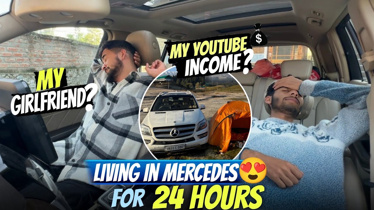 Living in Mercedes for 24 Hours Gone wrong🥶|My total income? 💰 