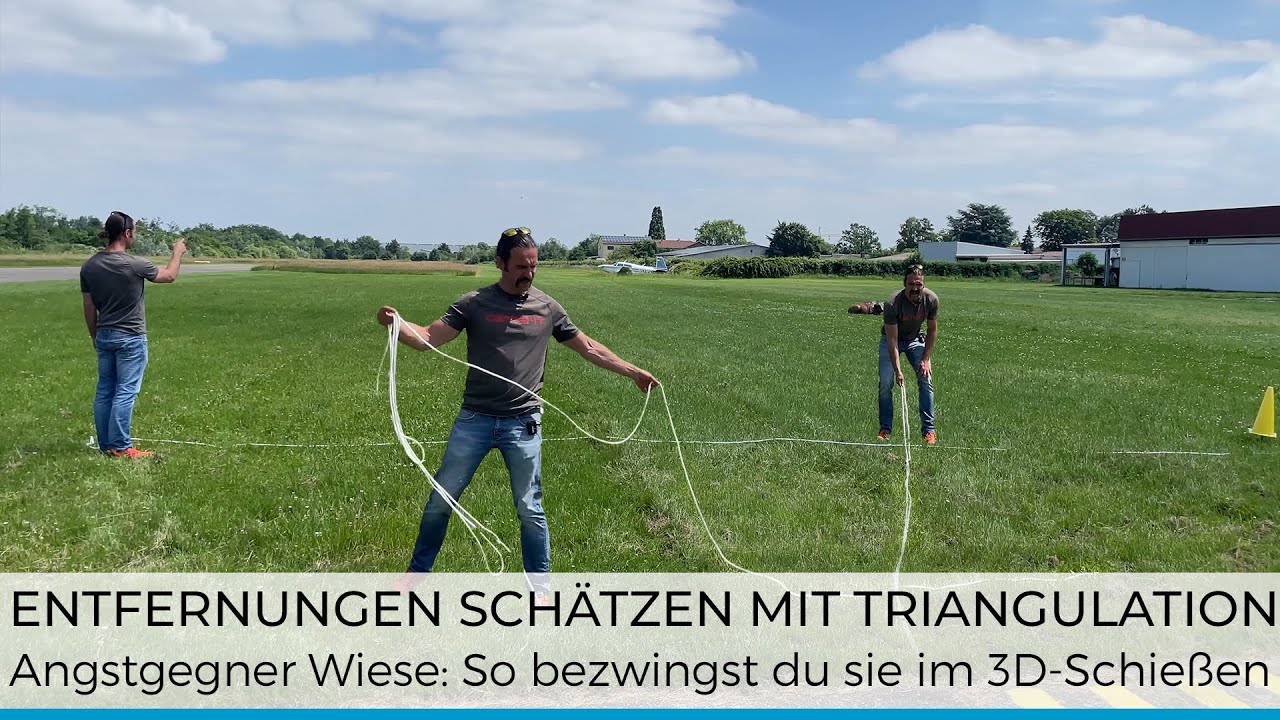 So bezwingst du die Wiese! Triangulations-Methode zum Entfernung sch&auml;tzen im 3D Bogensport
