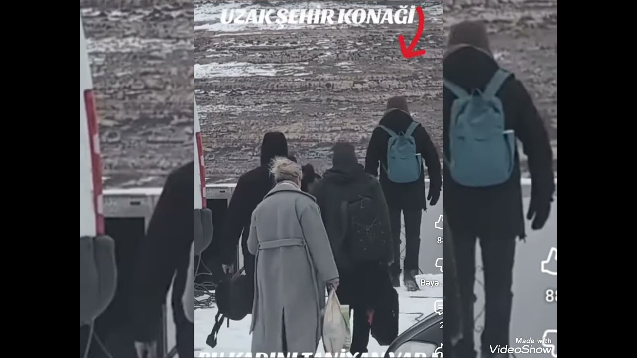 Uzak Şehir Oyuncuların Konağa Yerleşme Anları,Kar Çovgun Demeden Çekimler Tümhızı ile Devam Ediyor!