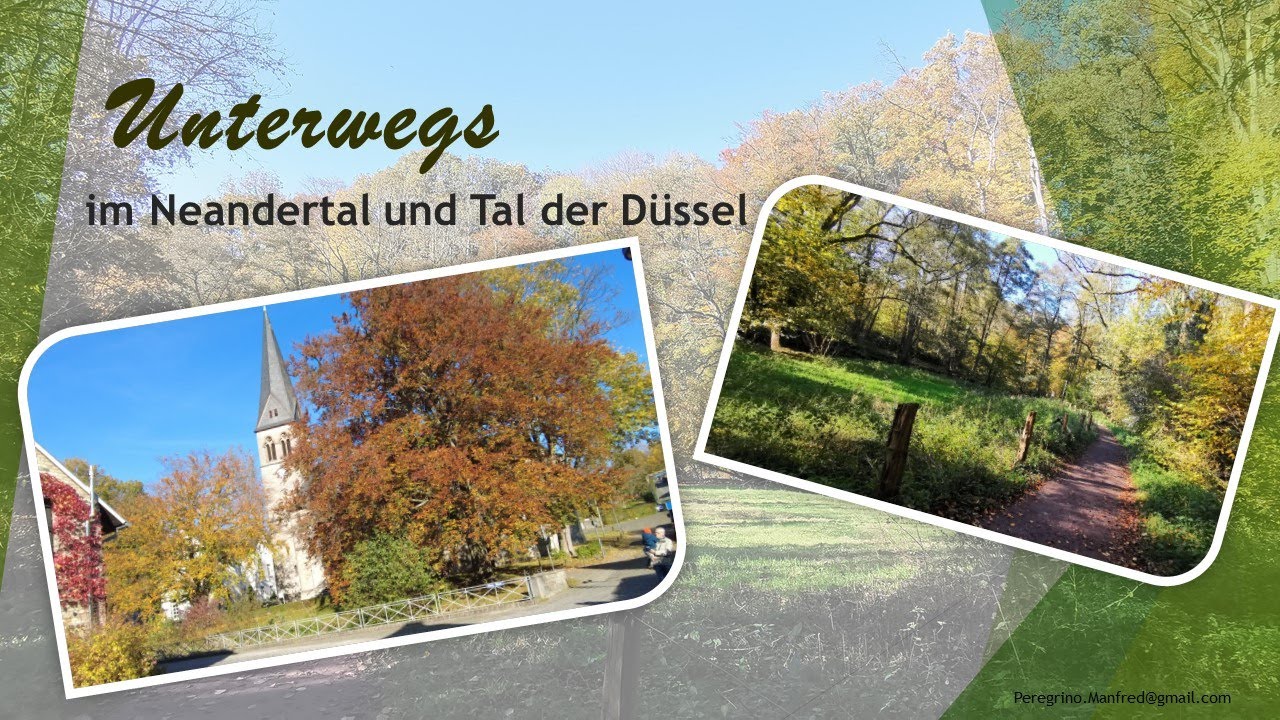Rundwanderung im Neandertal und im Tal der Düssel