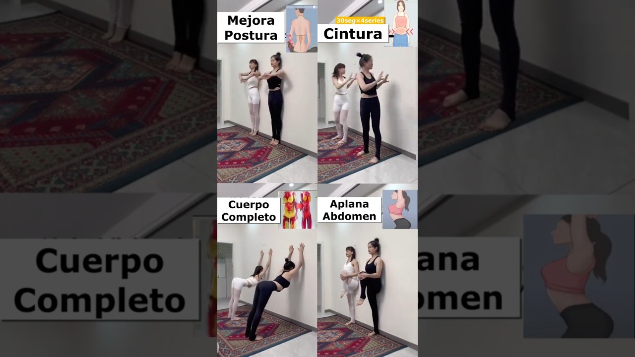 Haz estos ejercicios en pared y transforma tu cuerpo