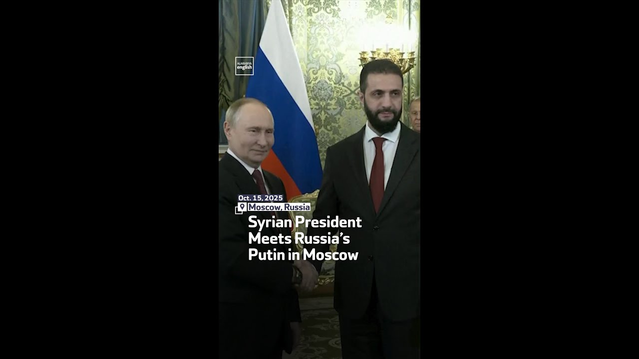 Syrian President Meets Russia&rsquo;s Putin in Moscow