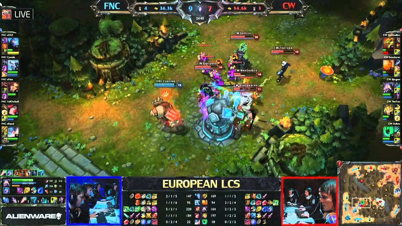 FNC vs CW - LCS 2013 EU Spring W4D2 (English)