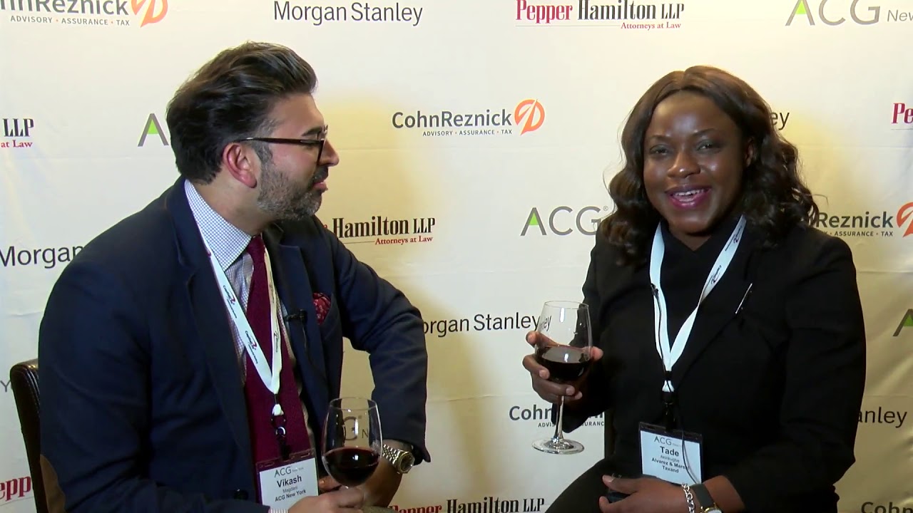 ACG NY WOL Summit 2020: Tade Akinkugbe, Senior Director, Alvarez & Marsal Taxand, LLC
