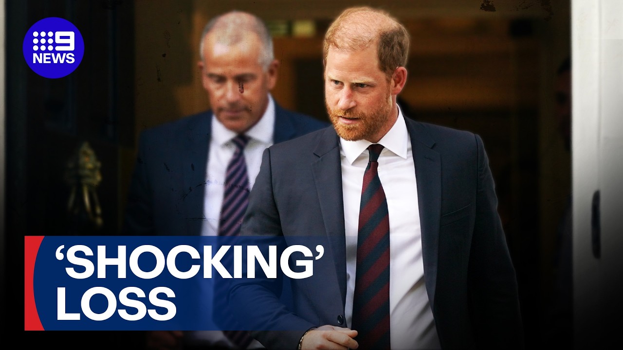 Prince Harry loses a costly legal battle against the Daily Mail&rsquo;s publisher | 9 News Australia