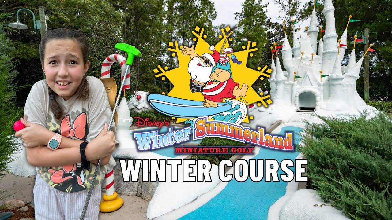 Winter Summerland Miniature Golf Winter Course at Walt Disney World