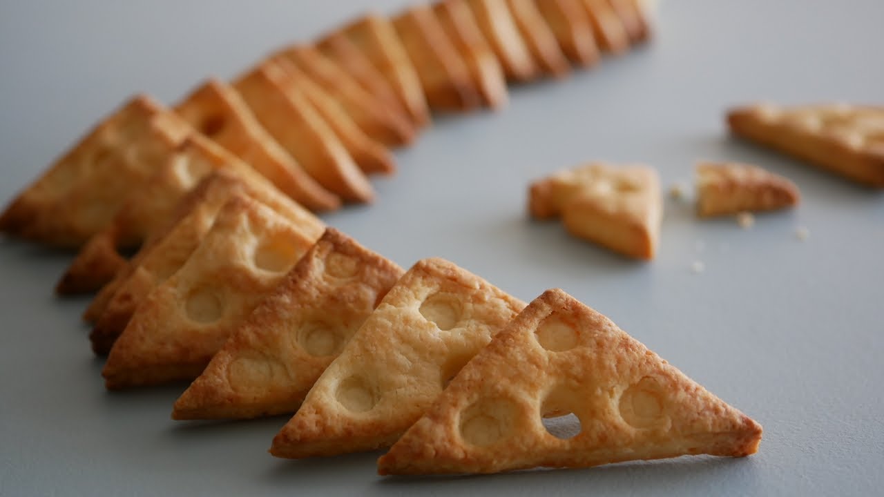 かなりうまい♡スライスチーズでチーズクッキー | Cheese cookies
