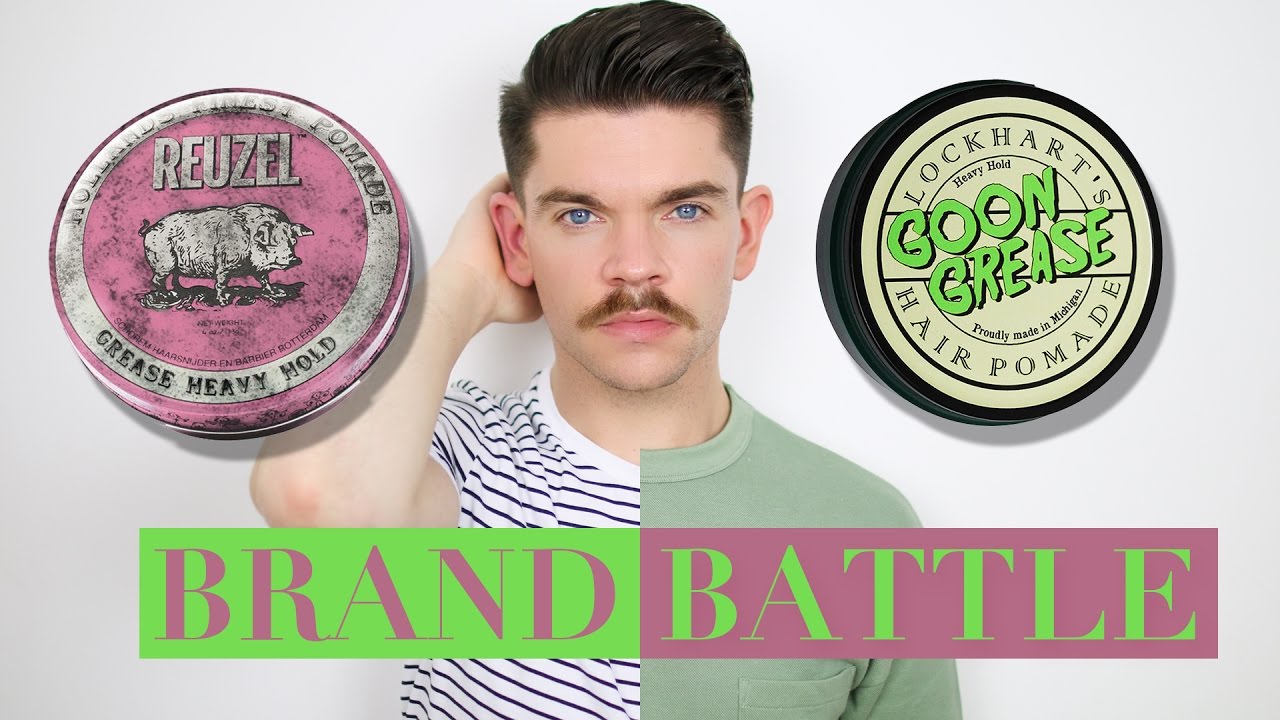 Reuzel Pink Pomade vs. Lockhart's Goon Grease Pomade | Brand Battle